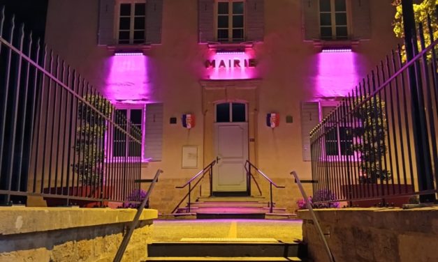 🎀 Octobre Rose : la Mairie de Francheleins se pare de rose